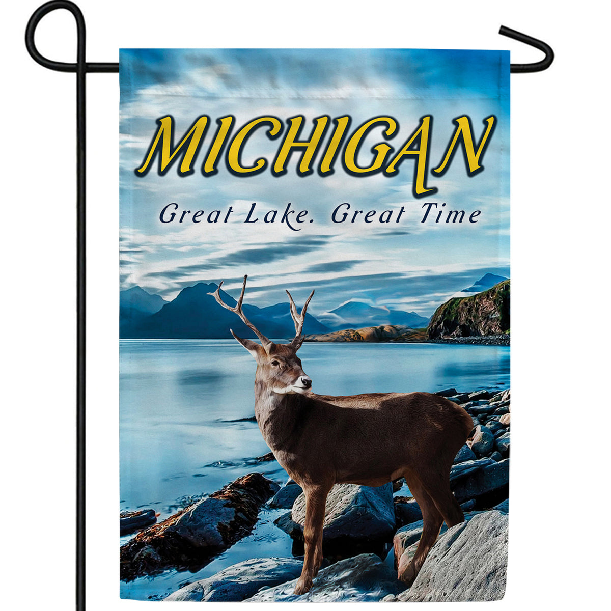 Lake Lover's State Double Sided Garden Flag