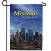 Missouri, The Gateway To The West Double Sided Garden Flag
