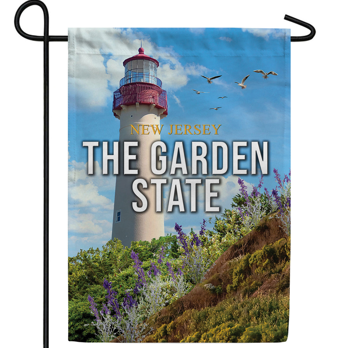 New Jersey, The Garden State Double Sided Garden Flag