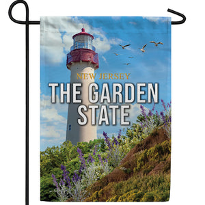 New Jersey, The Garden State Double Sided Garden Flag