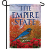 New York-Bluebird & Roses Double Sided Garden Flag