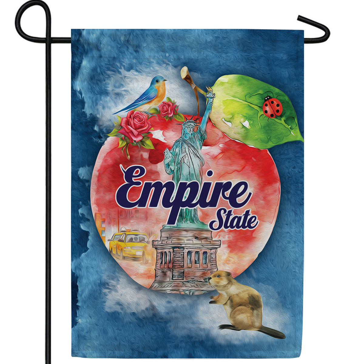 New York, The Empire State Double Sided Garden Flag