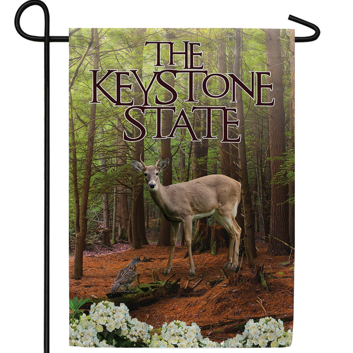 Pennsylvania Forest Double Sided Garden Flag