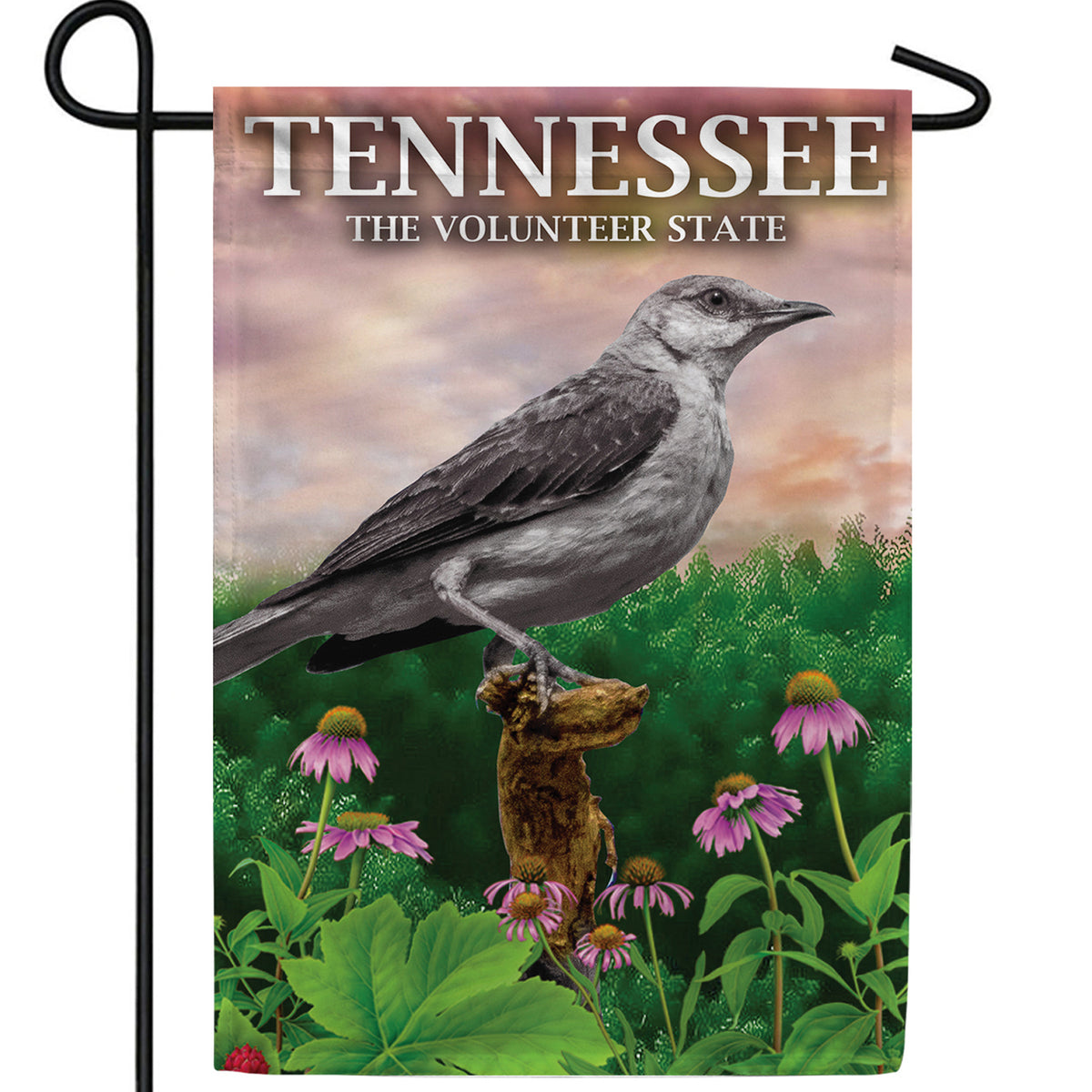 Tennessee, The Volunteer State Double Sided Garden Flag
