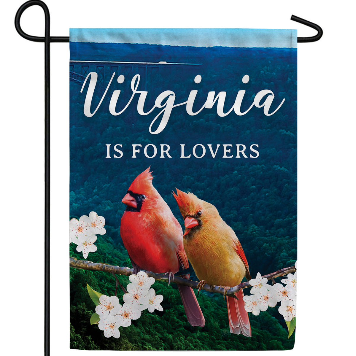 Virginia Is For Lovers Double Sided Garden Flag