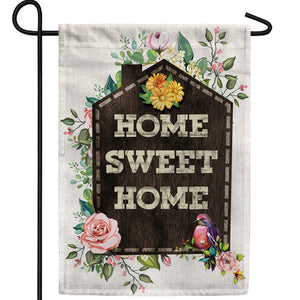 Find Comfort At Home Double Sided Garden Flag