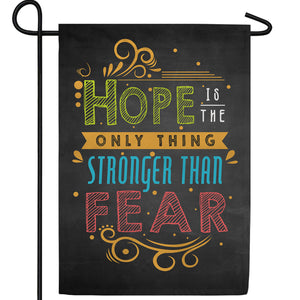 Have Hope & Stay Strong Double Sided Garden Flag
