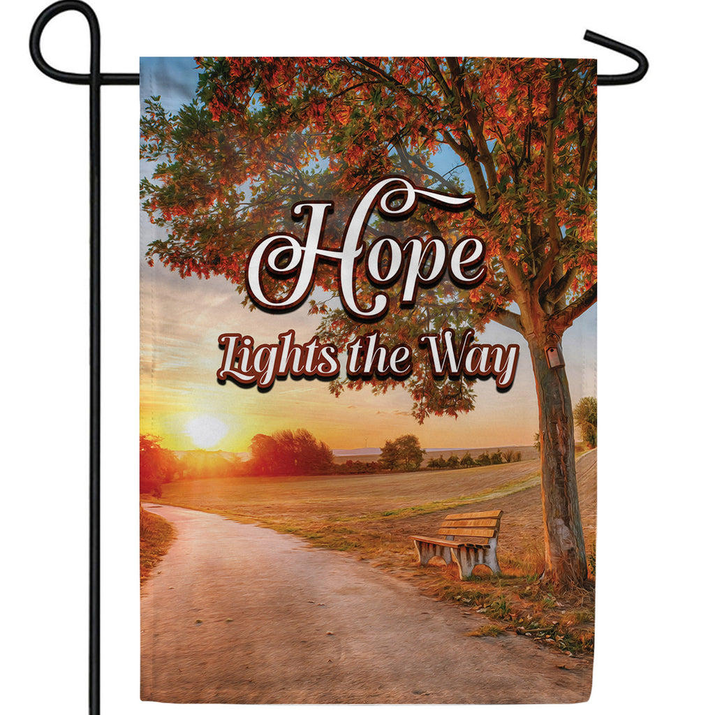 Hope Lights The Way Double Sided Garden Flag