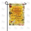 God's Word Stands Forever Double Sided Garden Flag