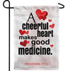 Live Life Happily Double Sided Garden Flag