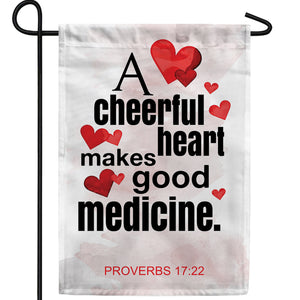 Live Life Happily Double Sided Garden Flag