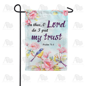 Trust In The Lord Double Sided Garden Flag