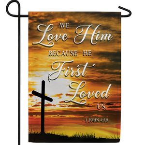 Our Mutual Love Double Sided Garden Flag