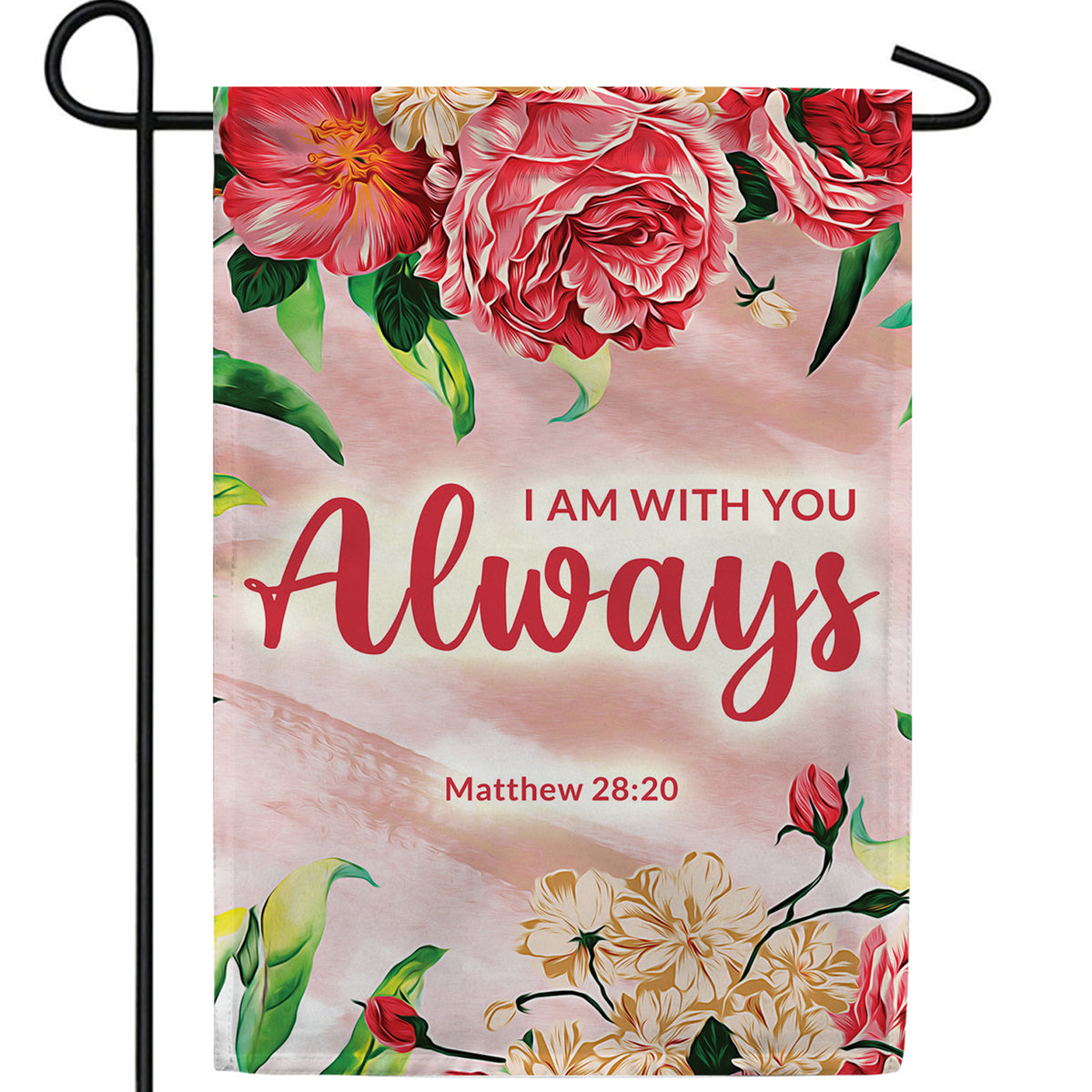 He Is Always With Me Double Sided Garden Flag