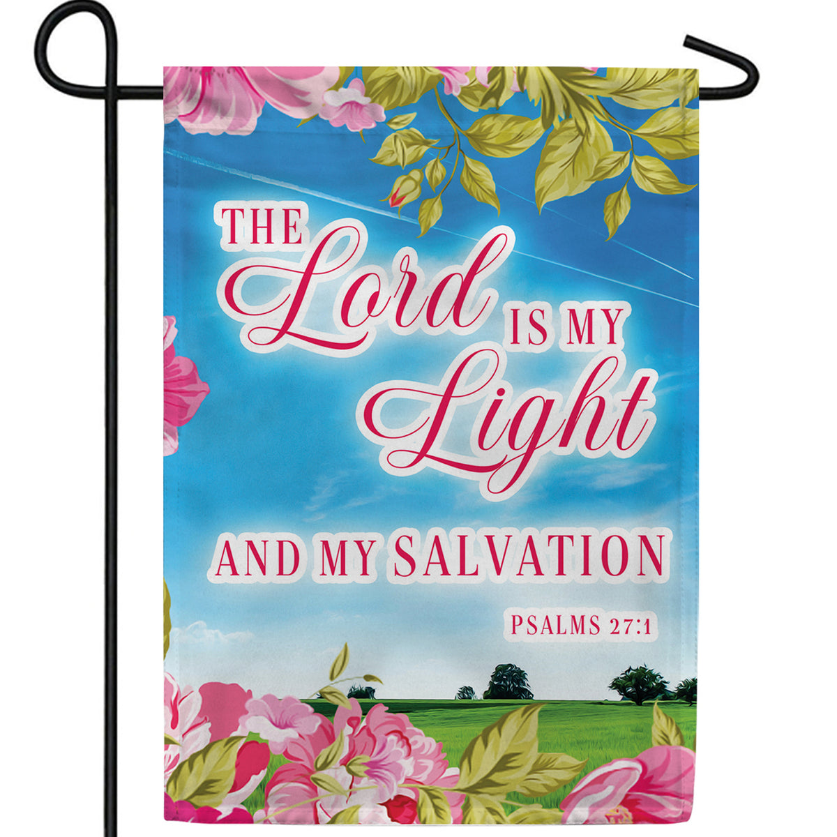 The Lord Is My Light Double Sided Garden Flag