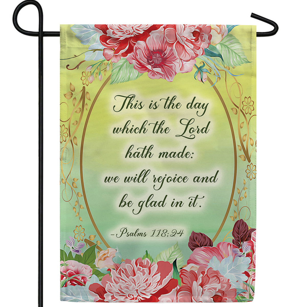 Rejoice In Every Day! Double Sided Garden Flag