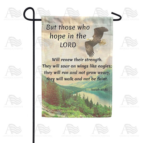 Hope In The Lord Double Sided Garden Flag