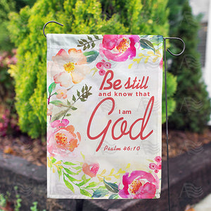 I Am God Double Sided Garden Flag