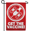 America Forever Get the Vaccine Double Sided Garden Flag