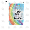 Pawprints Forever in our Hearts Double Sided Garden Flag