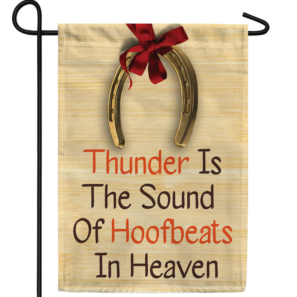Thundering Hoofbeats Double Sided Garden Flag