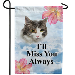 Feline Farewell Double Sided Garden Flag