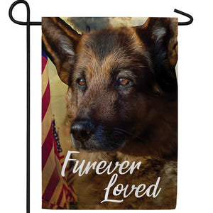 Furever Loved Double Sided Garden Flag