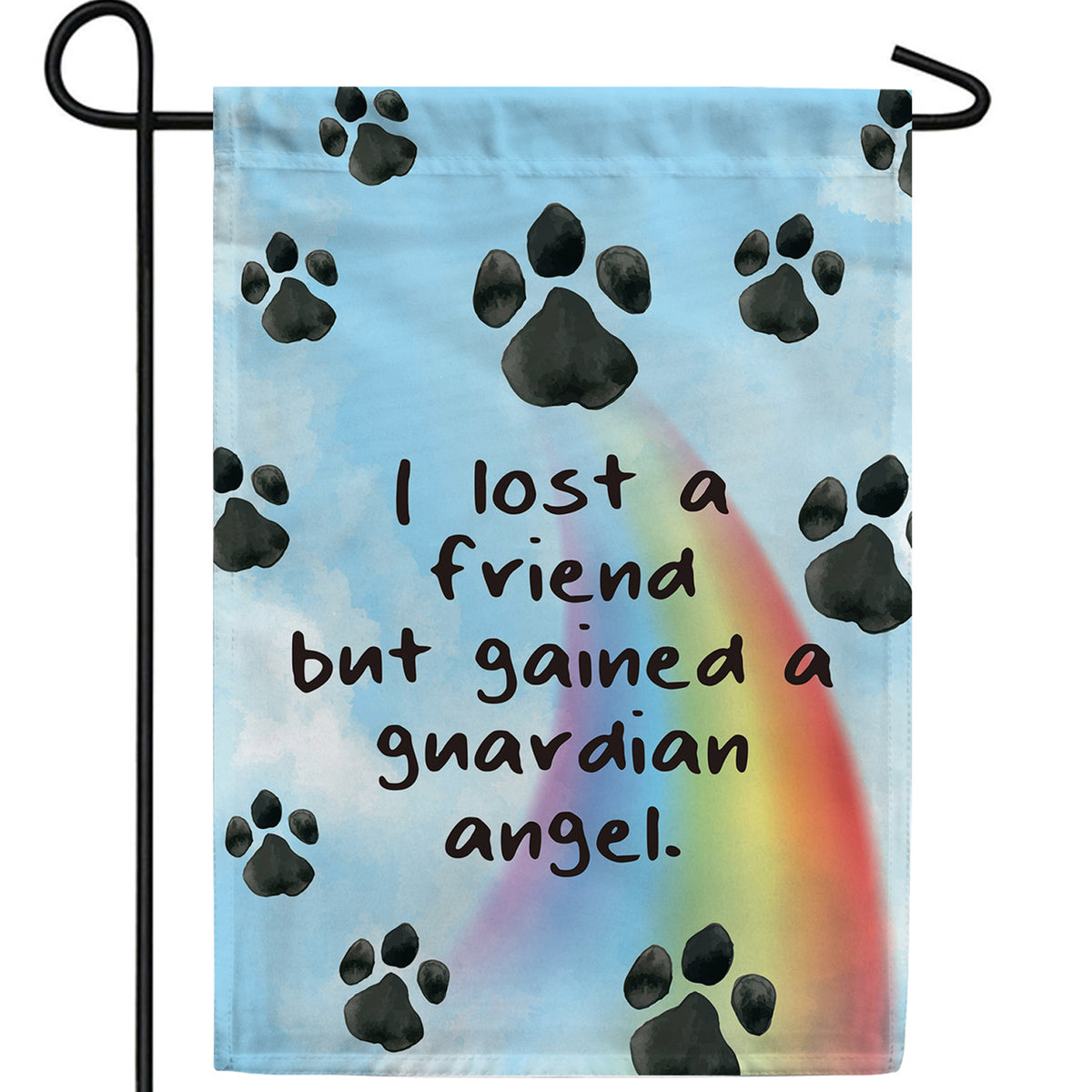 My Heavenly Guardian Angel Double Sided Garden Flag