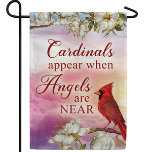 Cardinal Angels Double Sided Garden Flag