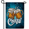 Cheers! Double Sided Garden Flag