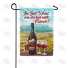 Wine And Friends! Double Sided Garden Flag