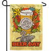 Happy Beer Day Double Sided Garden Flag