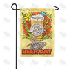 Happy Beer Day Double Sided Garden Flag