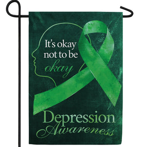 Depression Awareness Double Sided Garden Flag