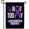 Stop Domestic Violence Double Sided Garden Flag