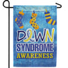 Down Syndrome Awareness Double Sided Garden Flag