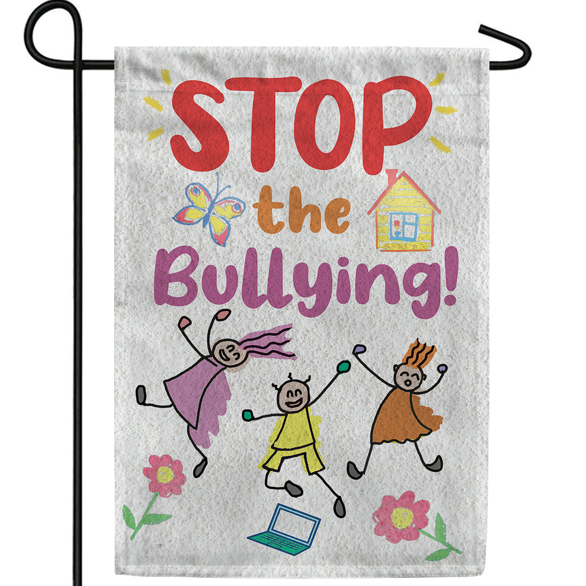 Stop The Bullying! Double Sided Garden Flag