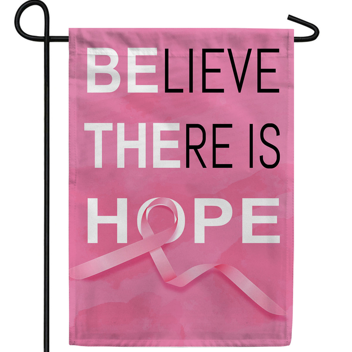 Breast Cancer, There Is Hope Double Sided Garden Flag