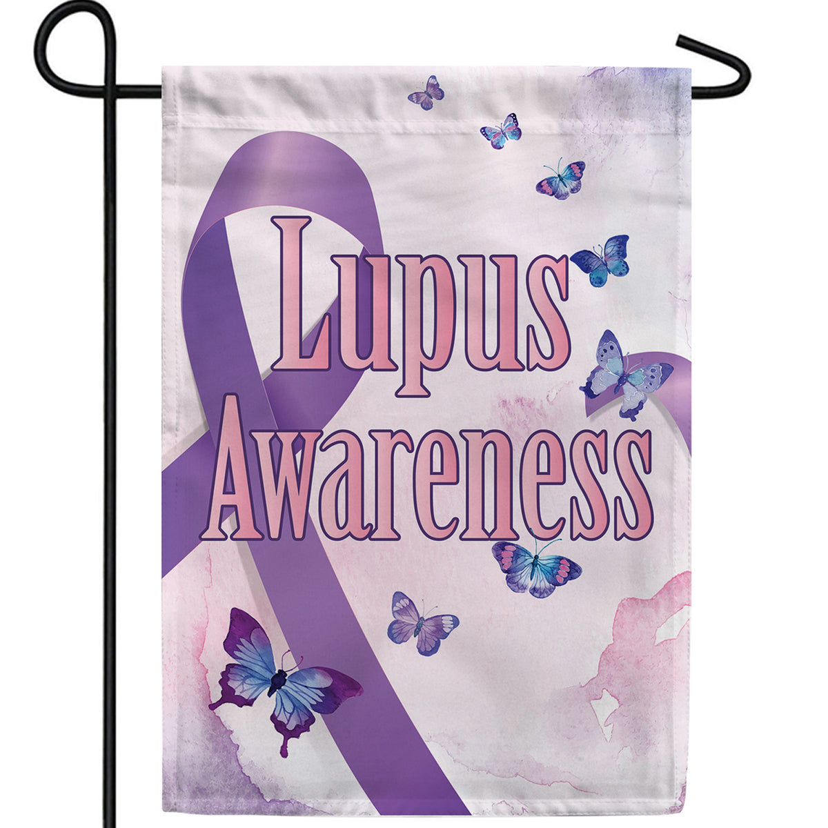 Lupus Awareness Double Sided Garden Flag