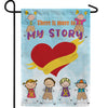 Young Cancer Warriors Double Sided Garden Flag