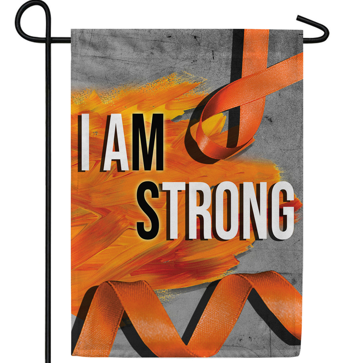 Strong Against MS Double Sided Garden Flag