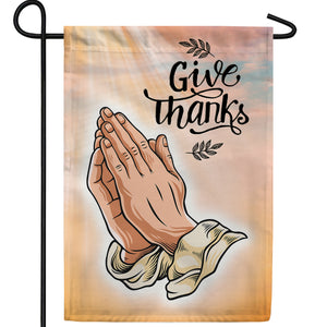 Prayer Of Thanks Double Sided Garden Flag
