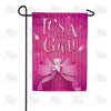 It's A Girl! Double Sided Garden Flag