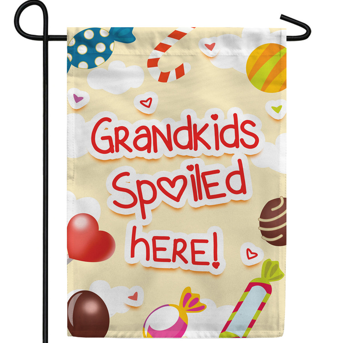 Sweet Grandkids Double Sided Garden Flag