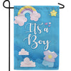 It's A Boy Rainbow Double Sided Garden Flag