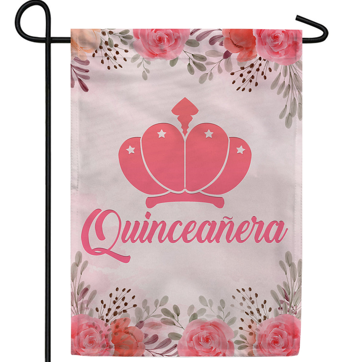 Quinceanera Double Sided Garden Flag