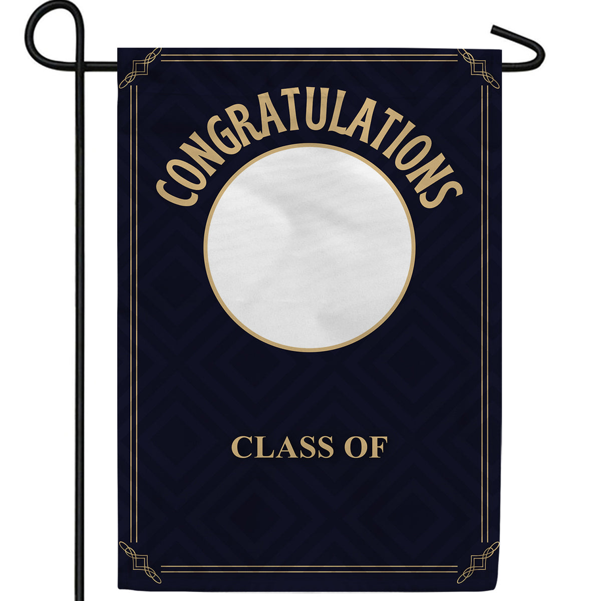 Personalized Congratulations Grad! Photo Garden Flag