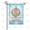 Personalized Baptism Day Photo Garden Flag