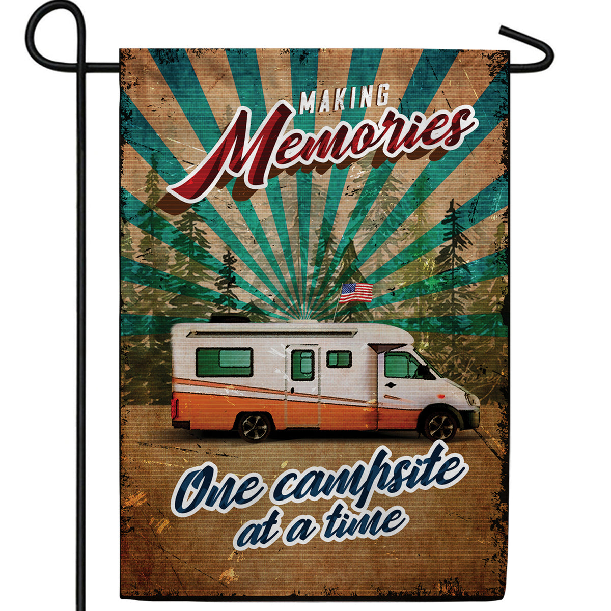 Making Camping Memories Double Sided Garden Flag