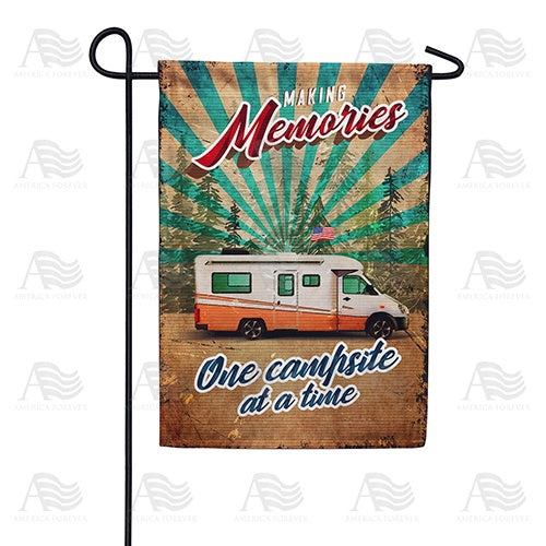 Making Camping Memories Double Sided Garden Flag
